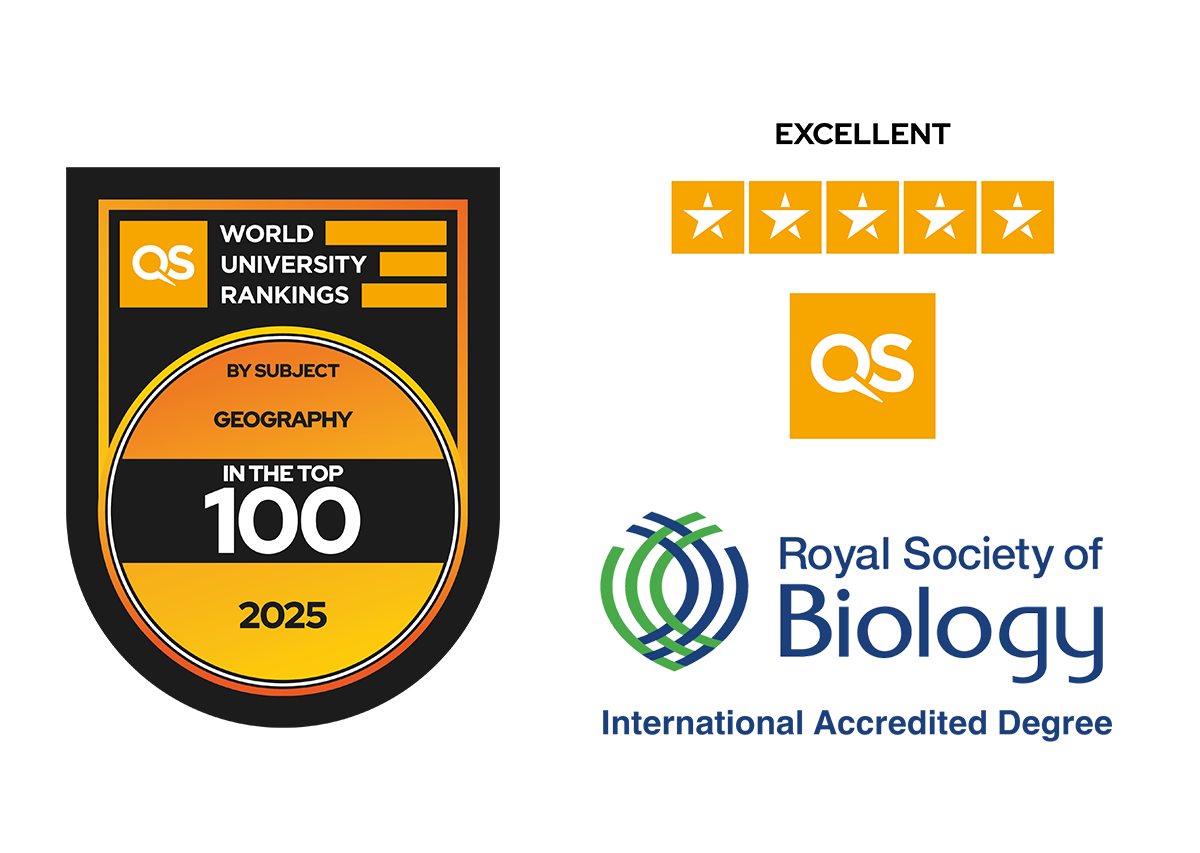 Rankings and accreditation logos for sciences at UC